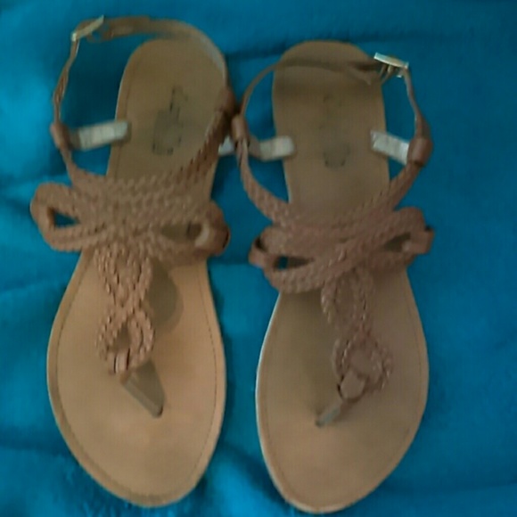 Charlotte Russe Shoes - Cute Woven Detail Sandals